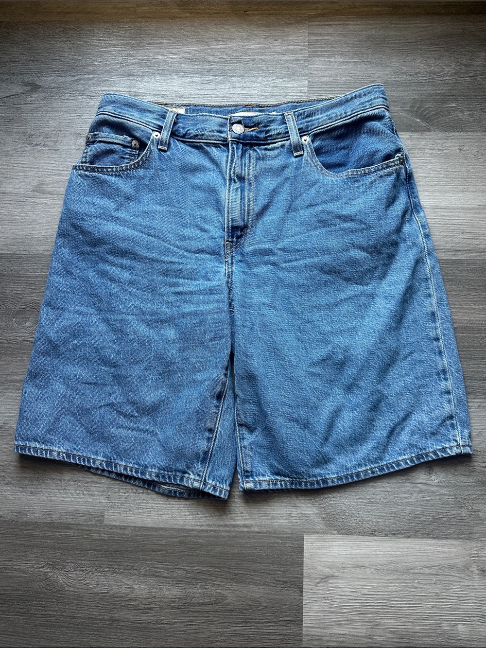 Levis Baggy Dad Jorts Blue Size 28